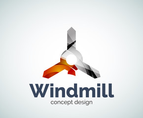 Windmill logo template