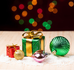 Christmas gift boxes for decoration