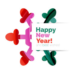 Christmas and New Year sale banner