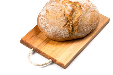 Various of bread on cutting board