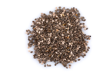 Chia seeds closeup