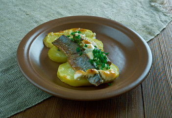 Estonian Baked Herring with Potatoes