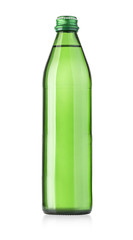 Glass bottle of soda water