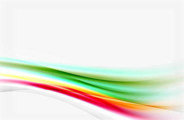 Shiny blurred line waves