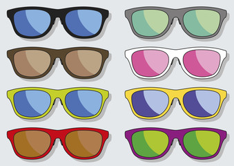 Some modern sunglasses or spectacles