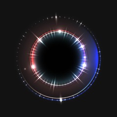 Energy abstract background with luminous swirling