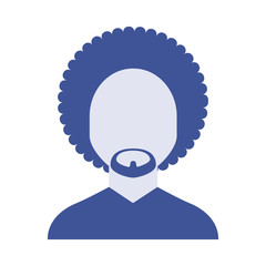 man male avatar line icon vector illustration design