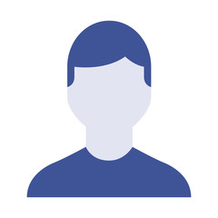 man male avatar line icon vector illustration design