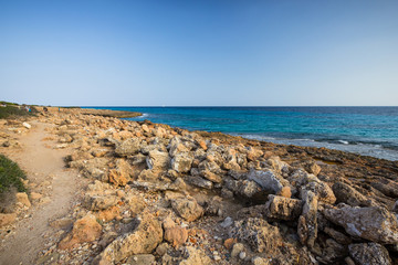 Ocean view from the Cap de Ses Salines, Mallorca, Baleares