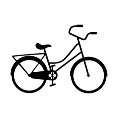 Obraz premium bicycle vehicle style isolated icon vector illustration design