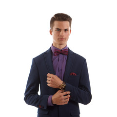 Well dressed teenager