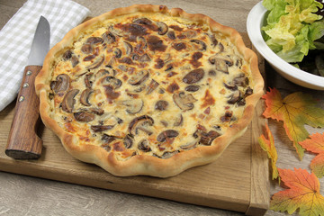 quiche aux champignons 24102016