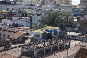 aerial view of the city