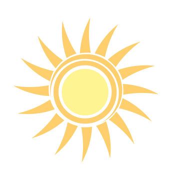 Symbolic sun icon