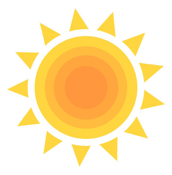 Simple sun icon