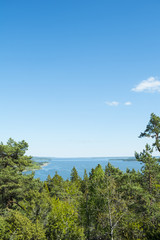 View over the sea