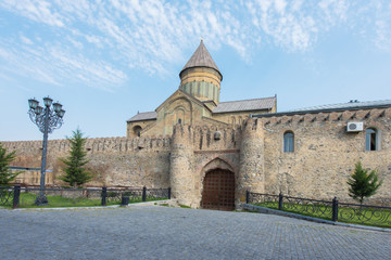 Fototapeta premium Svetitskhoveli Cathedral, a Georgian Orthodox cathedral in town of Mtskheta, Georgia.