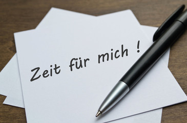 Zeit für mich !