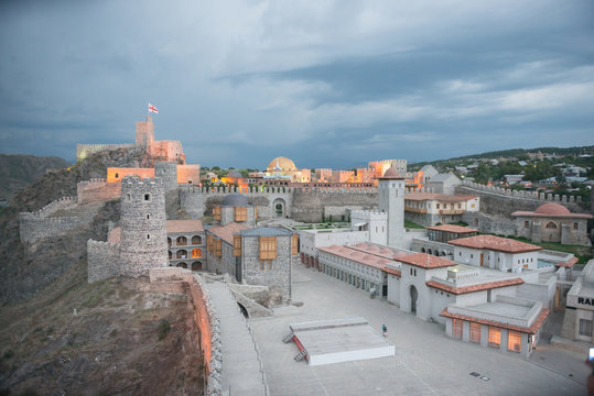 Akhaltsikhe in southern Georgia. The castle was built in the 12th century and it was recently renovated