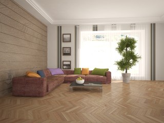 Interior design of living room
