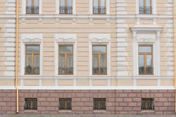 Window in the old town building