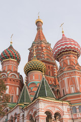 Fototapeta na wymiar St. Basil's Cathedral on Red square in Moscow, Russia