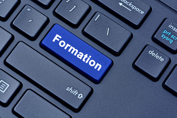 Formation word on keyboard computer