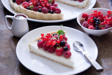 Homemade Berry tart