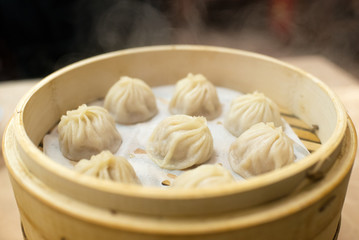 Xiao Long Bao (soup-filled dumplings)　小籠包