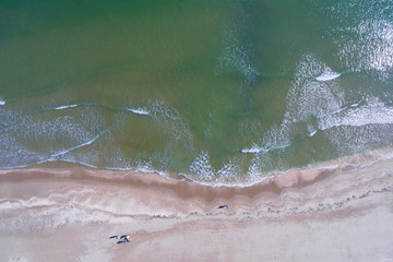 Beach aerial view