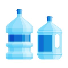 Water bottle vector illustration.