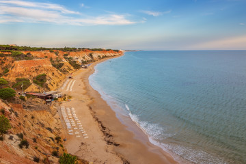 Falesia beach in Albufeira, Algarve region,
