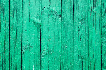 Fototapeta na wymiar Old Shabby Wooden Planks with cracked color Paint