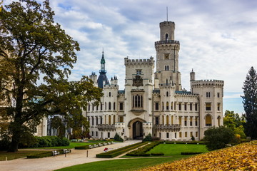 Hluboka nad Vltavou Castle, Czech Republic.