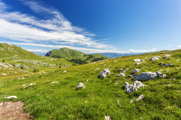 Obraz premium Monte Baldo in summer. Mountains in northern Italy