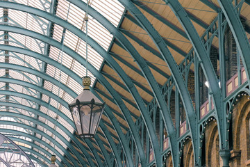 Lamp on ceiling