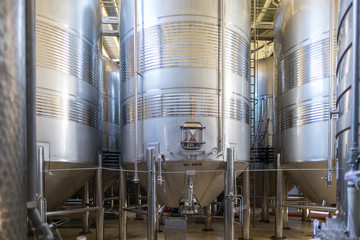 Montsant winery from the cellar of Capcanes in the same village. First fermentation in stainless...
