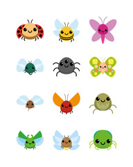 Obraz premium Set of insects