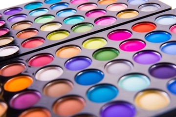 Artist palette isolated on white