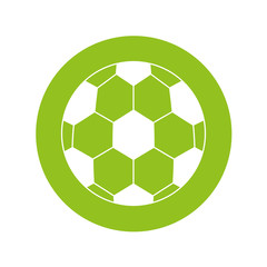 soccer balloon isolated icon vector illustration design