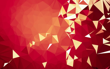 Abstract low poly background, geometry triangle