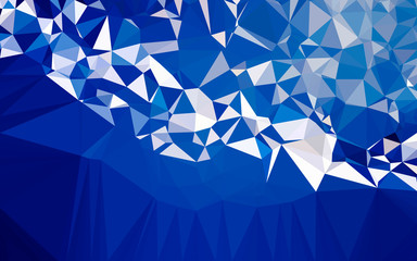 Obraz premium Abstract low poly background, geometry triangle