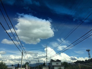 夏の空 入道雲