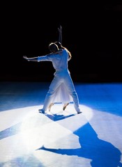 Ballet couple  dancers performers on stage
