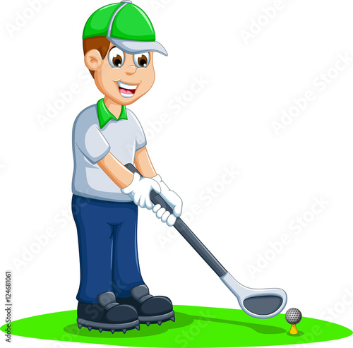 clipart man playing golf - photo #24