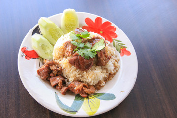 Stewed beef with rice