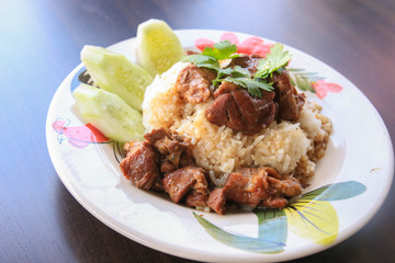 Stewed beef with rice
