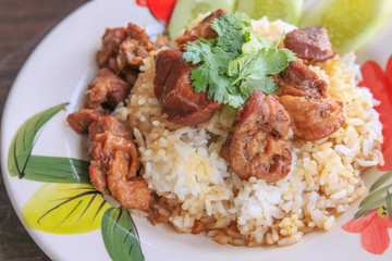 Stewed pork with rice