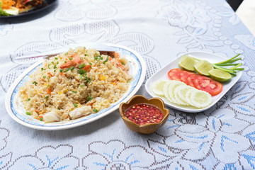 Seafood fried rice
