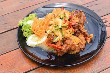 Stir-fried Soft-shelled Crab in Curry Powder
